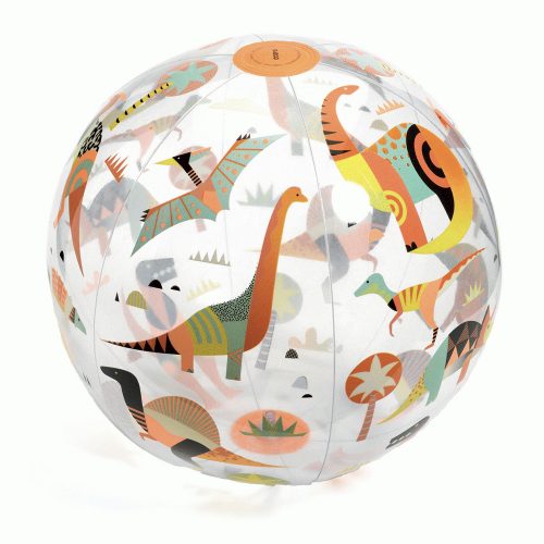 Djeco 0174 Felfújható labda, ∅ 35 cm - Dínós labda - Dino ball