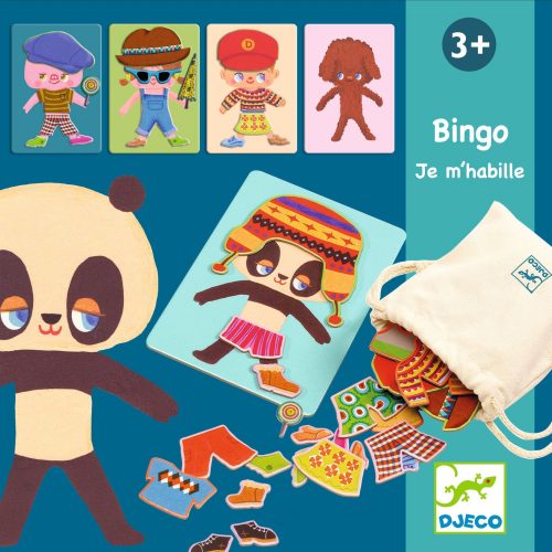 Djeco 8190 Öltöztető játék - Ruha bingó - Dress Up Bingo